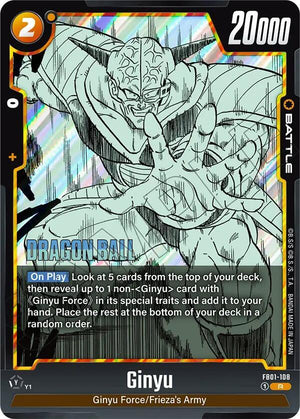 Manga Booster 02 FB01-108 Ginyu - FB01-108