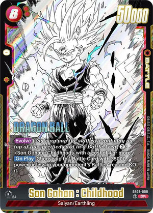 Manga Booster 02 SB02-008 Son Gohan : Childhood - SB02-008