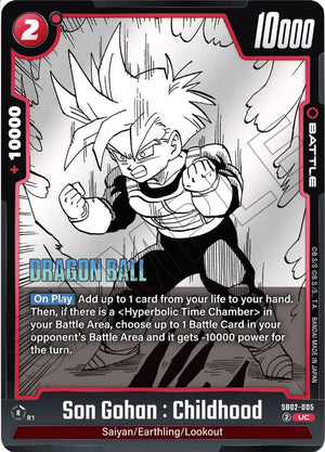 Manga Booster 02 SB02-005 Son Gohan : Childhood - SB02-005