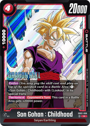 Manga Booster 02 SB02-006 Son Gohan : Childhood - SB02-006