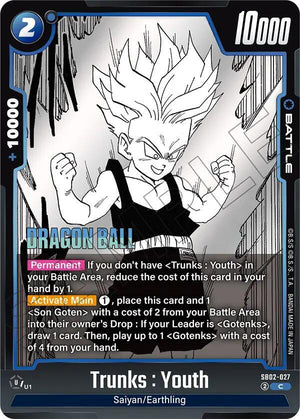 Manga Booster 02 SB02-027 Trunks : Youth