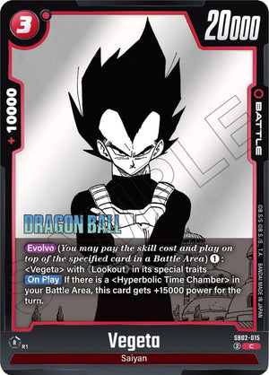 Manga Booster 02 SB02-015 Vegeta - SB02-015