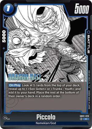 Manga Booster 02 SB02-028 Piccolo - SB02-028
