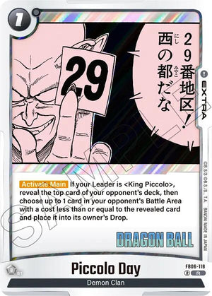 Manga Booster 02 FB06-118 Piccolo Day