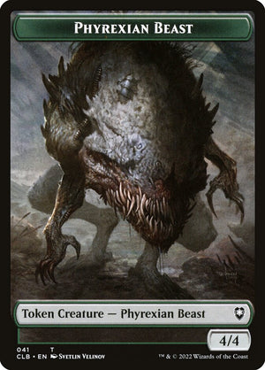 Battle for Baldur's Gate Tokens 041 Phyrexian Beast