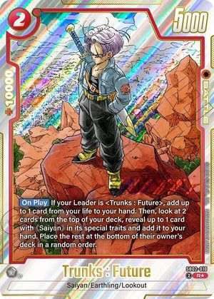 Manga Booster 02 SB02-010 Trunks : Future - SB02-010 (Alternate Art)