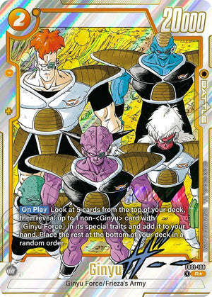 Manga Booster 02 FB01-108 Ginyu - FB01-108 (Alternate Art)