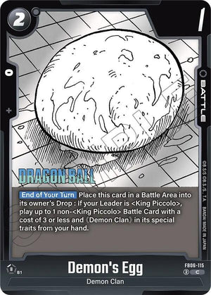Manga Booster 02 FB06-115 Demon's Egg