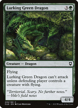 Commander Legends: Battle for Baldur's Gate 239 Lurking Green Dragon
