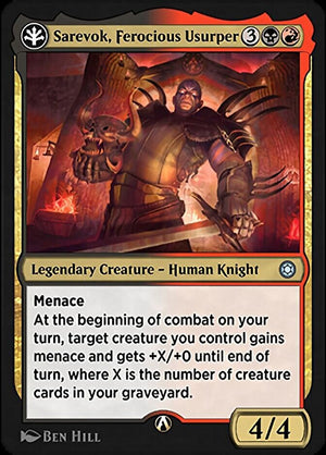 Alchemy Horizons: Baldur's Gate 009R Sarevok, Ferocious Usurper