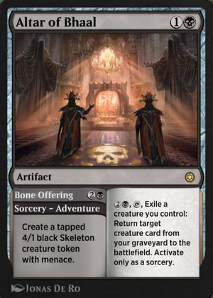 Alchemy Horizons: Baldur's Gate 139 Altar of Bhaal // Bone Offering
