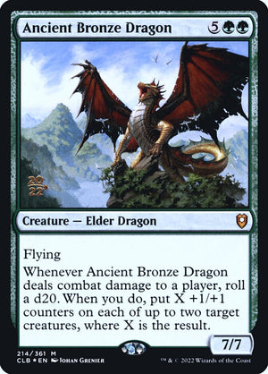 Battle for Baldur's Gate Promos 214S Ancient Bronze Dragon