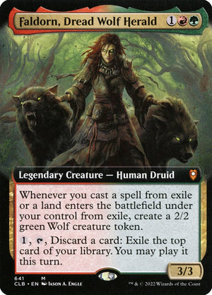 Commander Legends: Battle for Baldur's Gate 641 Faldorn, Dread Wolf Herald