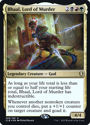 Battle for Baldur's Gate Promos 268S Bhaal, Lord of Murder