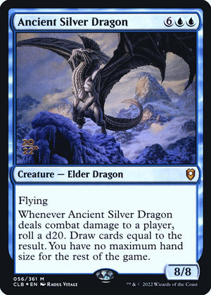 Battle for Baldur's Gate Promos 056S Ancient Silver Dragon