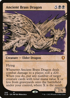 Commander Legends: Battle for Baldur's Gate 389 Ancient Brass Dragon