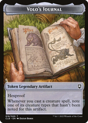 Battle for Baldur's Gate Tokens 018 Volo's Journal