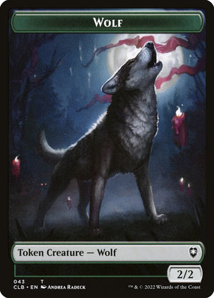 Battle for Baldur's Gate Tokens 043 Wolf