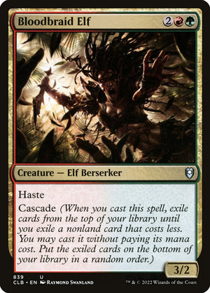Commander Legends: Battle for Baldur's Gate 839 Bloodbraid Elf