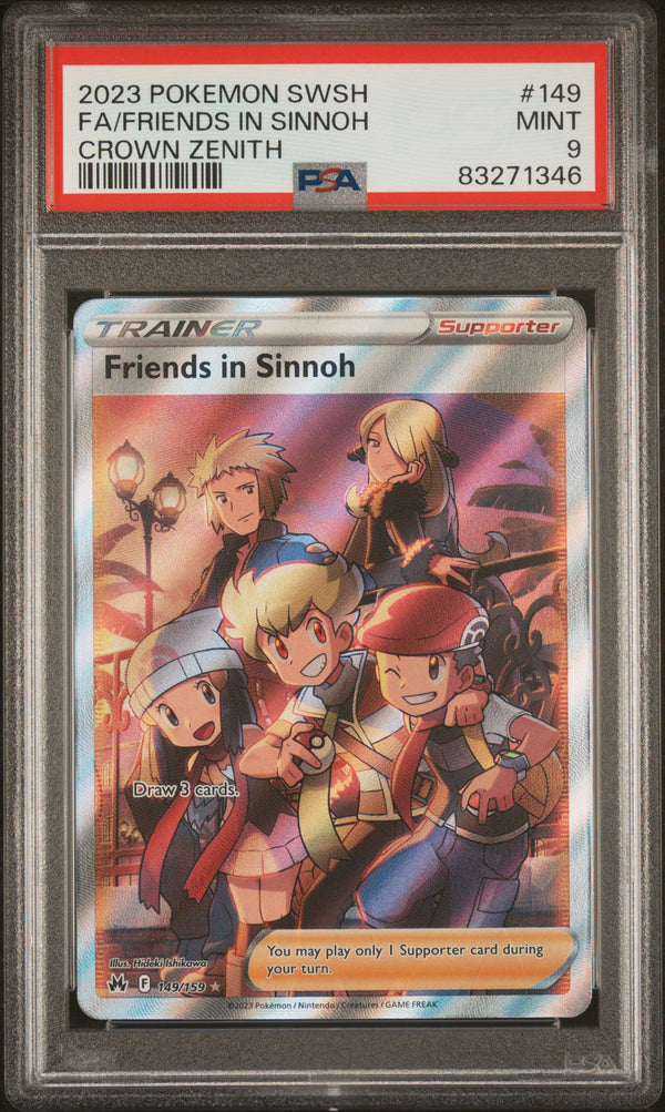 Friends in Sinnoh #149 JP PSA9