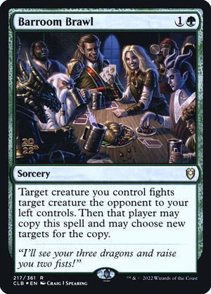 Battle for Baldur's Gate Promos 217S Barroom Brawl