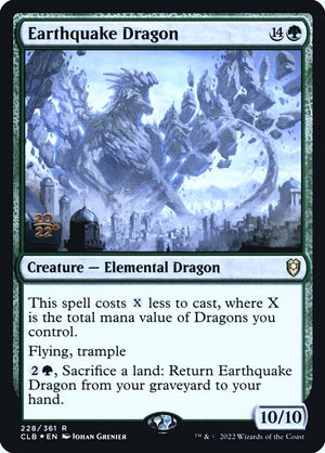 Battle for Baldur's Gate Promos 228S Earthquake Dragon