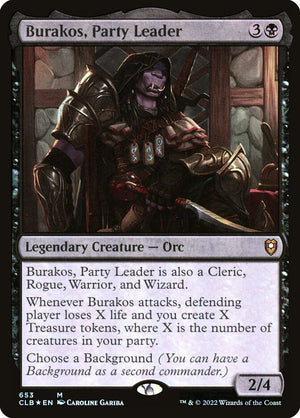 Commander Legends: Battle for Baldur's Gate 653 Burakos, Party Leader