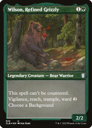 Commander Legends: Battle for Baldur's Gate 522 Wilson, Refined Grizzly