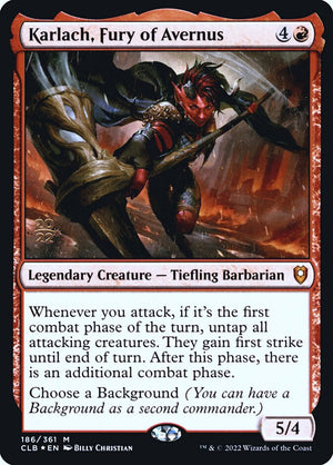 Battle for Baldur's Gate Promos 186S Karlach, Fury of Avernus