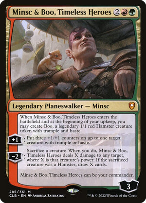 Commander Legends: Battle for Baldur's Gate 285 Minsc & Boo, Timeless Heroes