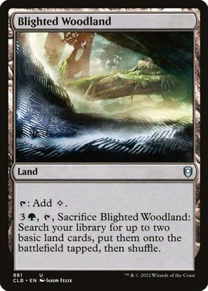 Commander Legends: Battle for Baldur's Gate 881 Blighted Woodland