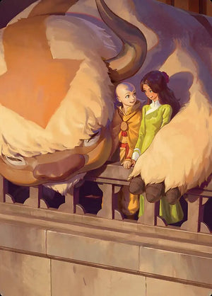 Avatar: the Last Airbender Eternal Art Series 008 Aang and Katara // Aang and Katara