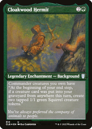 Commander Legends: Battle for Baldur's Gate 514 Cloakwood Hermit