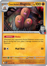 Ascended Heroes 101 Team Rocket's Dugtrio