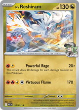 Ascended Heroes 154 N's Reshiram