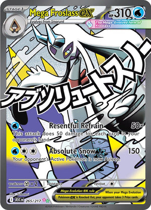 Ascended Heroes 265 Mega Froslass ex