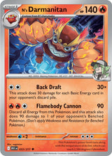 Ascended Heroes 33 N's Darmanitan