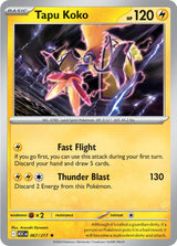 Ascended Heroes 67 Tapu Koko