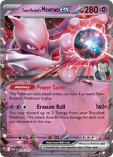 Ascended Heroes 79 Team Rocket's Mewtwo ex