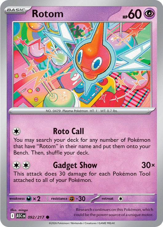 Ascended Heroes 92 Rotom – Octulos