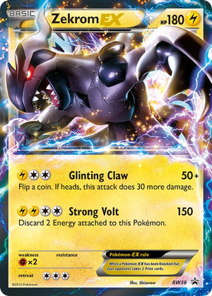 BW Black Star Promos 038 Zekrom-EX / EX Tins