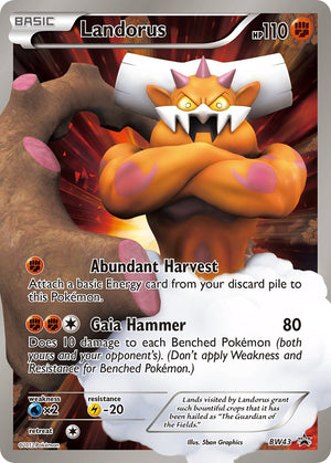 BW Black Star Promos 043 Landorus / Forces of Nature Collection
