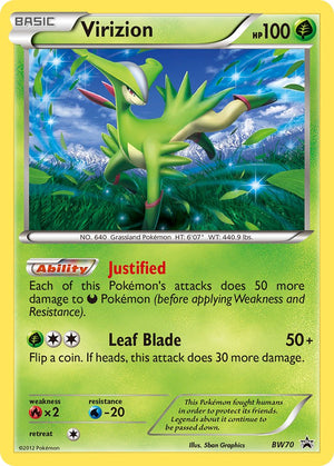 BW Black Star Promos 070 Virizion / Legends of Justice Box