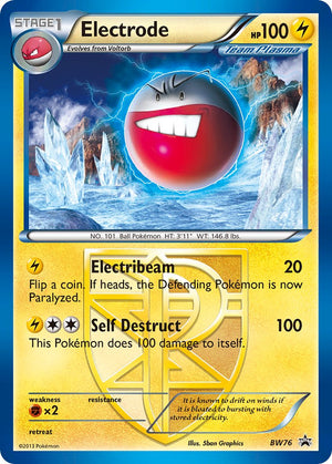 BW Black Star Promos 076 Electrode / Plasma Freeze Single Pack Blisters