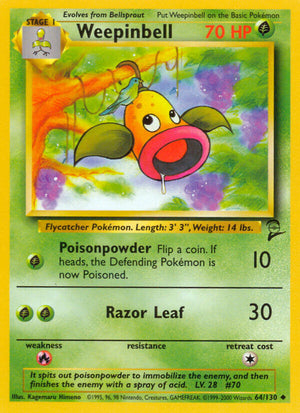 Base Set 2 064 Weepinbell