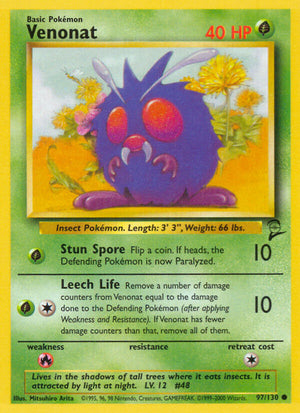 Base Set 2 097 Venonat