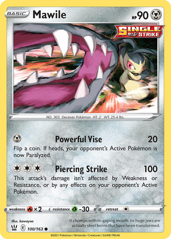 Battle Styles 100 Mawile