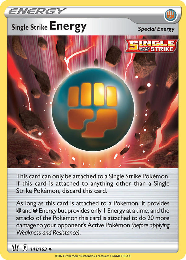 Battle Styles 141 Single Strike Energy