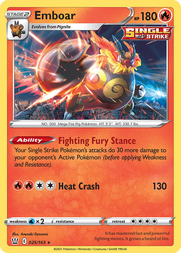 Battle Styles 025 Emboar