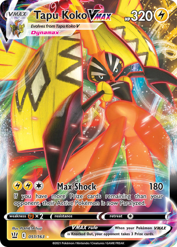 Battle Styles 051 Tapu Koko VMAX